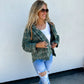 PREORDER: Vivi Plaid Hoodie Top in Six Colors