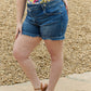 RISEN Maya Mid Rise Asymetrical Shorts