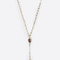 Melania Clara Crystal Y Necklace