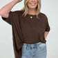 Zenana "Modish Comfort" Rayon Oversized Front Pocket Top
