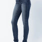 Judy Blue "Olivia" Mid-Rise Long Inseam Pin Tack Skinny Jeans