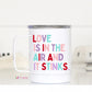 PREORDER: Love Is In The Air And It Stinks Travel Cup