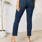 BAYEAS Raw Hem Straight Jeans