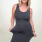 Zenana Cotton Midi Tank Dress - Multiple colors