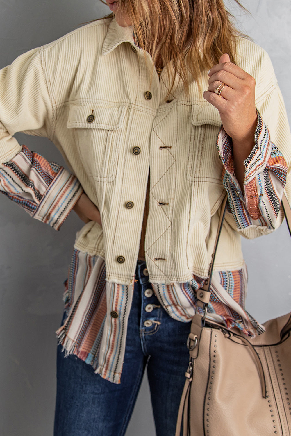 Dare To Be Corduroy Shacket