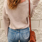 Crop It Like It's Hot Button Front Sweater