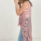 Vintage Crochet Sleeveless Top - Multiple colors