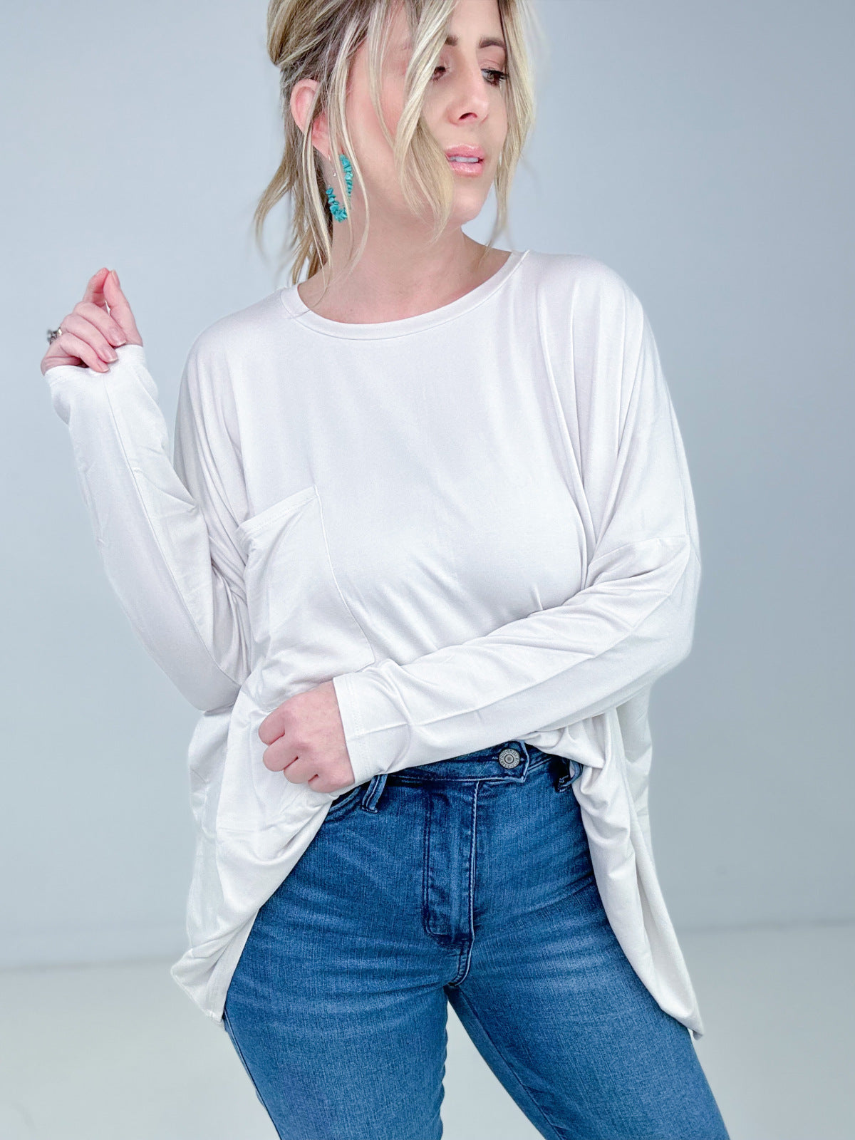 Luxe Oversized Flow Top