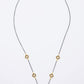 Melania Clara Crystal Clovers Dainty Necklace