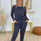 Solid Cotton Top & Jogger Set