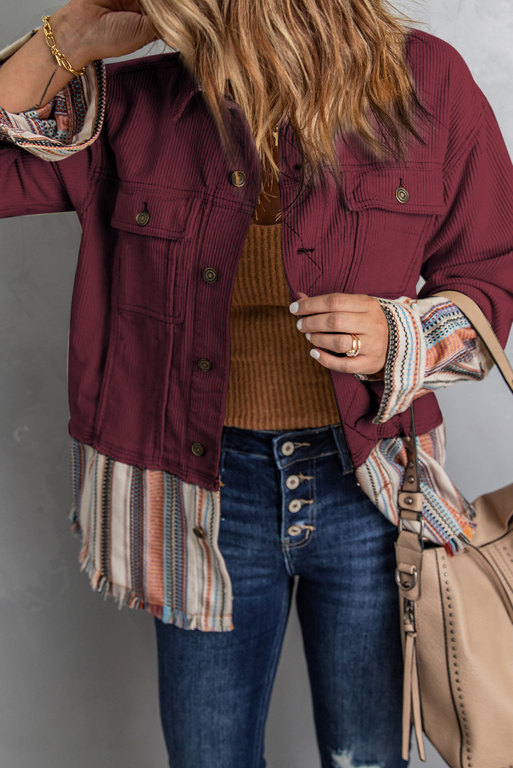 Dare To Be Corduroy Shacket