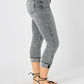 Judy Blue Button Fly High Waist Cuffed Capris