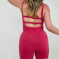 Zenana Solid Sports Romper