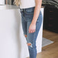 Destructive and Destroyed Medium Wash Jeans