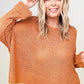 Round Neck Light Knit Fall Sweater
