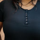 Perfect Tuck Bodysuit in Black