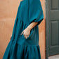 Teal Tiers Dress