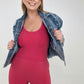 Zenana Solid Sports Romper
