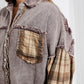 SIZE SMALL In The Twilight Plaid Shacket