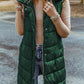 Women's Hooded Sleeveless Puffer Vest