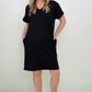 Brushed DTY V-Neck Dress