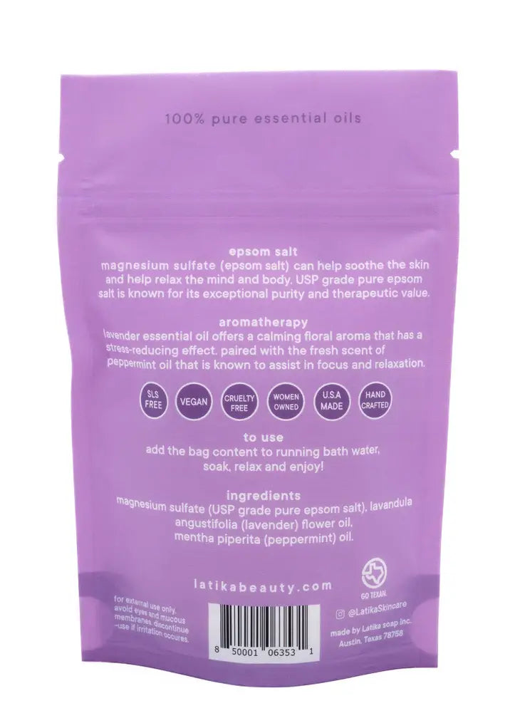 PREORDER: Epsom Bath Soaks in Assorted Scents