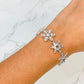 PREORDER: Rhinestone Snowflake Magnetic Bracelet