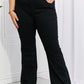 Zenana Clementine Full Size High-Rise Bootcut Jeans in Black