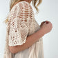 Oli & Hali Mineral Washed Crochet Detail Lace Top Dress