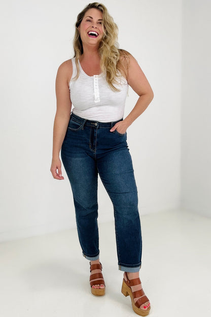 Judy Blue Cool Denim Boyfriend Jeans