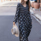 Heyson V-Neck Floral Smocked Bust Maxi Dress
