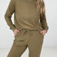 Splendid Reverse Soft French Terry Top & Jogger Set