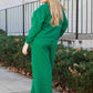 Take Me Away Textured Long Sleeve Top and Pants Set - 6 Colors