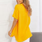 Summer Breeze Gauze Short Sleeve Shirt in Mustard