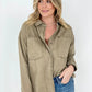 Solid Cotton Twill Shacket