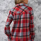 SIZE LARGE Thanks A Latte Plaid Collared Shirt