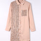 "All that Glitters" Sequin Buttoned Down Shirt Dress