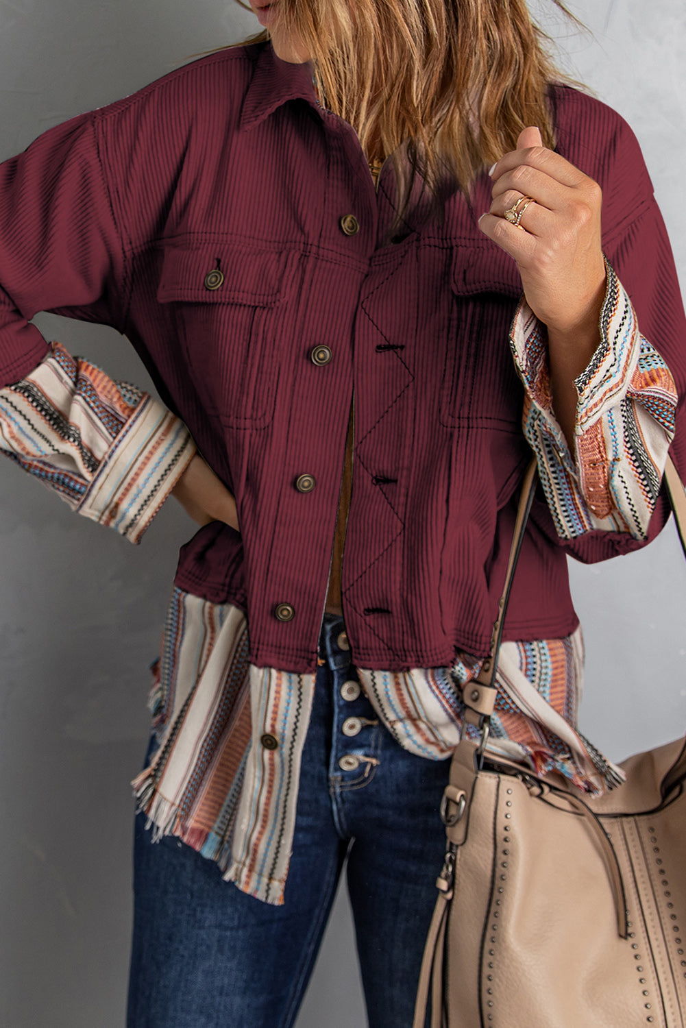 Dare To Be Corduroy Shacket