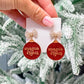 PREORDER: Mama Claus Dangle Earrings