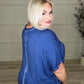 The Remix Mineral Washed Oversized T-Shirt in Light Navy