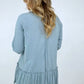 Solid Cotton Jersey Tunic Top