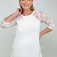 On The Go Lace Half Sleeve Top