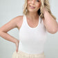Zenana Premium Cotton Racerback Tank Bodysuit
