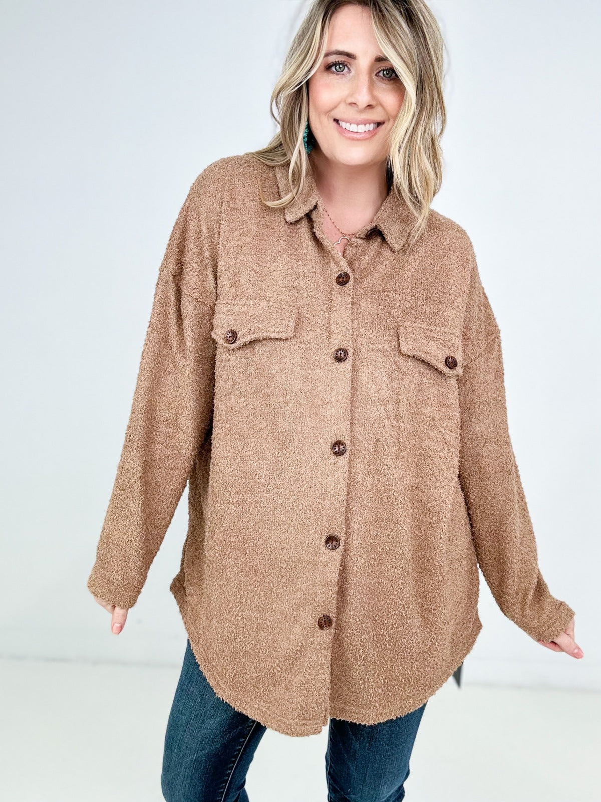 Plush Shirt Jacket