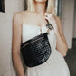 PREORDER: Woven Westlyn Bum Bag in Black