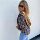 PREORDER: Vivi Plaid Hoodie Top in Six Colors