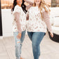 Abstract Animal Print Sweater