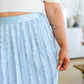 Cascading Ruffles A-Line Skirt
