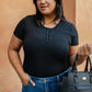 Perfect Tuck Bodysuit in Black