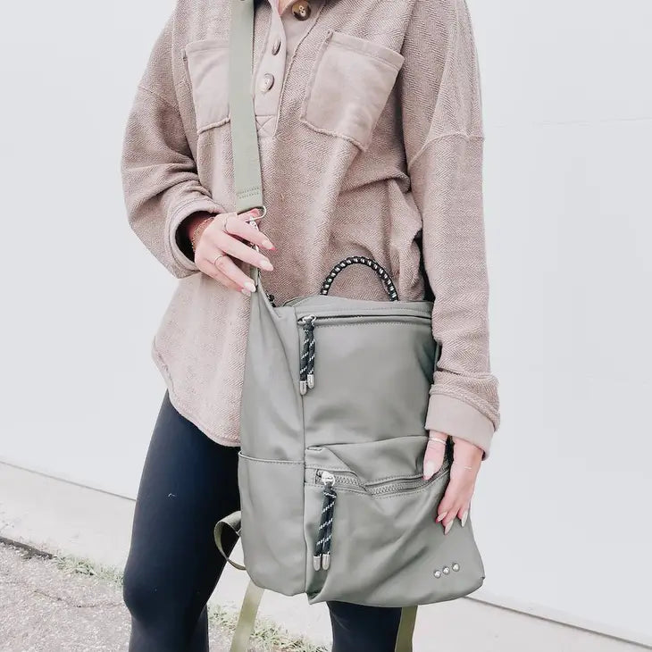 PREORDER: Ryanne Roped Backpack in Three Colors